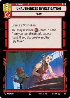 Unauthorized Investigation (Foil) 691