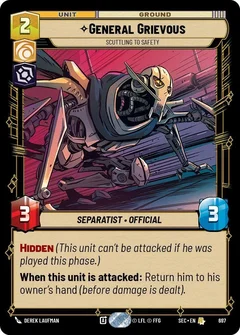 General Grievous - Scuttling to Safety (Foil) 697