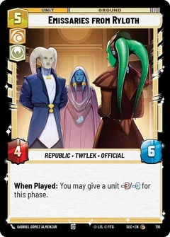 Emissaries from Ryloth (Foil) 716