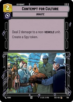 Contempt for Culture (Foil) 756