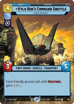Kylo Ren's Command Shuttle - Icon of Authority (Hyperspace Foil) 788
