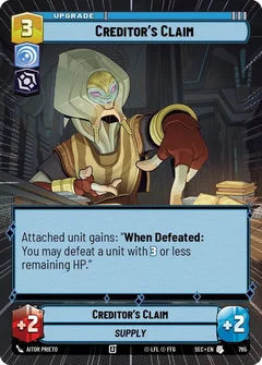 Creditor's Claim (Hyperspace Foil) 795