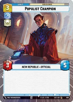 Populist Champion (Hyperspace Foil) 800
