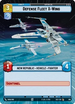 Defense Fleet X-Wing (Hyperspace Foil) 816