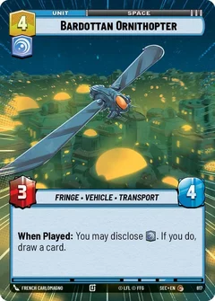 Bardottan Ornithopter (Hyperspace Foil) 817