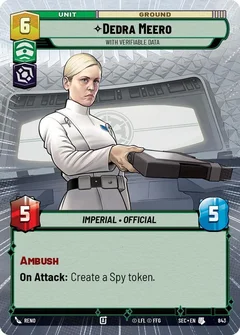 Dedra Meero - With Verifiable Data (Hyperspace Foil) 843