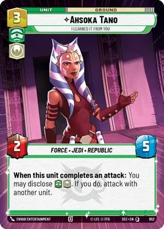 Ahsoka Tano - I Learned It from You (Hyperspace Foil) 852