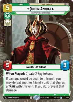 Queen Amidala - Championing Her People (Hyperspace Foil) 857