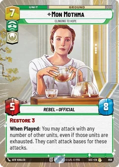 Mon Mothma - Clinging to Hope (Hyperspace Foil) 859