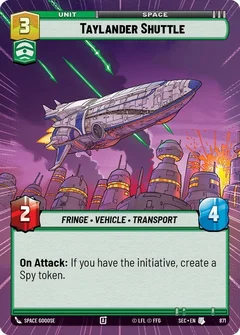 Taylander Shuttle (Hyperspace Foil) 871