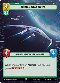 Nubian Star Skiff (Hyperspace Foil) 872