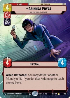 Arihnda Pryce - On the Road to Power (Hyperspace Foil) 892