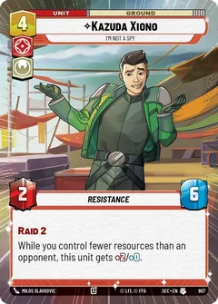 Kazuda Xiono - I'm Not A Spy (Hyperspace Foil) 907