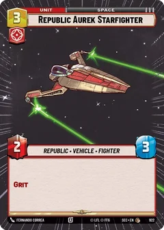 Republic Aurek Starfighter (Hyperspace Foil) 922