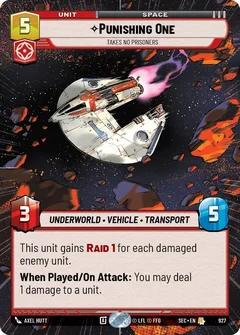 Punishing One - Takes No Prisoners (Hyperspace Foil) 927