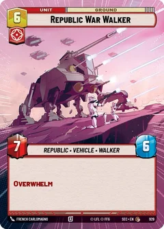 Republic War Walker (Hyperspace Foil) 929