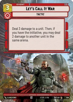 Let's Call It War (Hyperspace Foil) 936