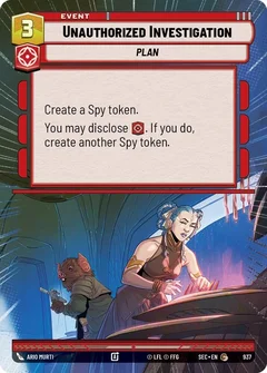 Unauthorized Investigation (Hyperspace Foil) 937