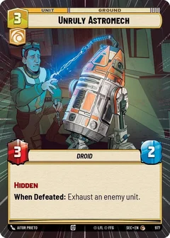 Unruly Astromech (Hyperspace Foil) 977