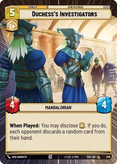 Duchess's Investigators (Hyperspace Foil) 979