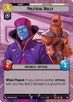 Political Bully (Hyperspace Foil) 997