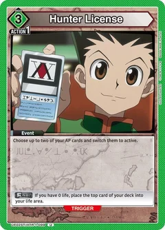 Hunter License UE02ST/HTR-1-099