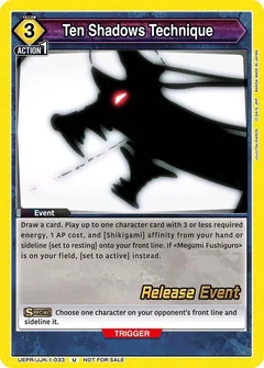 Ten Shadows Technique UEPR/JJK-1-033