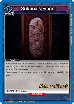 Sukuna's Finger UEPR/JJK-1-063