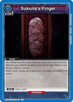 Sukuna's Finger UE03BT/JJK-1-063