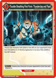 Thunder Breathing First Form: Thunderclap and Flash UE05BT/KMY-1-097