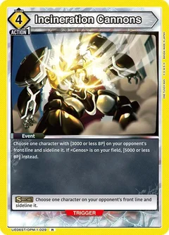 Incineration Cannons UE06ST/OPM-1-029