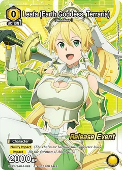 Leafa (Earth Goddess, Terraria) (026) (Release Event Participation) UE07BT/SAO-1-026