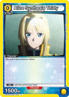 Alice Synthesis Thirty (010) (Box Topper Foil) UE07BT/SAO-1-010