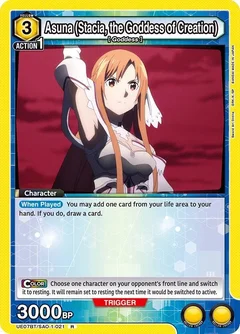 Asuna (Stacia, the Goddess of Creation) (021) UE07BT/SAO-1-021