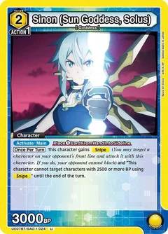 Sinon (Sun Goddess, Solus) (024) UE07BT/SAO-1-024