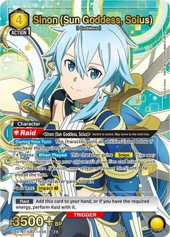 Sinon (Sun Goddess, Solus) (025) (SR*) UE07BT/SAO-1-025