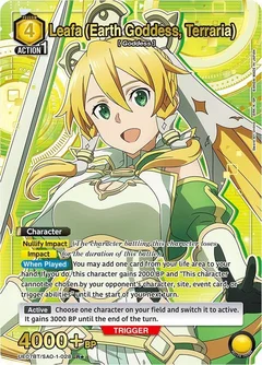 Leafa (Earth Goddess, Terraria) (028) (R*) UE07BT/SAO-1-028