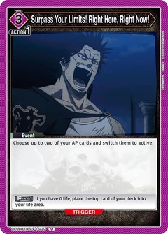 Surpass Your Limits! Right Here, Right Now! UE08BT/BCV-1-030