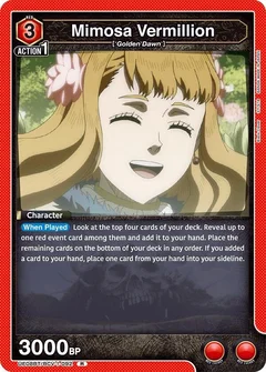 Mimosa Vermillion (092) UE08BT/BCV-1-092