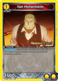 Van Hohenheim UE09BT/FMA-1-006