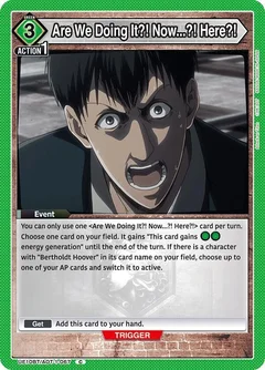 Are We Doing It?! Now...?! Here?! UE10BT/AOT-1-067