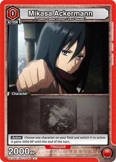 Mikasa Ackermann (085) (Box Topper Foil) UE10BT/AOT-1-085