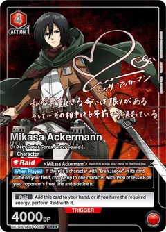 Mikasa Ackermann (089) (SR**) UE10BT/AOT-1-089
