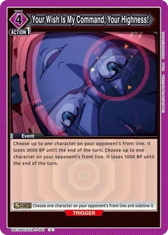 Your Wish Is My Command, Your Highness! UE15BT/EVA-1-061