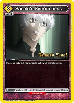 Sasaki's Seriousness UEPR/TKG-1-028