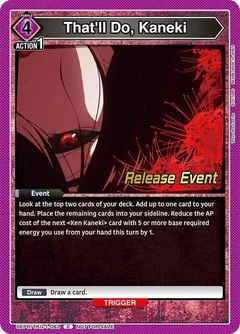 That'll Do, Kaneki UEPR/TKG-1-063
