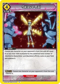 Sklave Rai UEX01BT/BLC-2-012