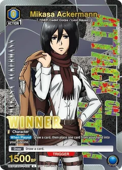 Mikasa Ackermann (Winner) UEPR/AOT-1-023