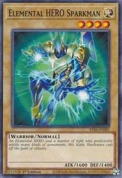 Elemental HERO Sparkman STAS-EN001