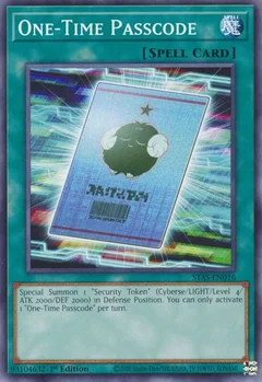 One-Time Passcode STAS-EN016